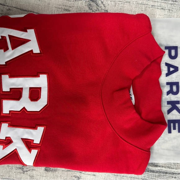 Parke Women's Bold Red Sweatshirt - Picture 6 of 6